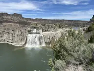 Shoshone Falls, en el río Snake cerca de Twin Falls, un destino popular para pasar el día en Idaho